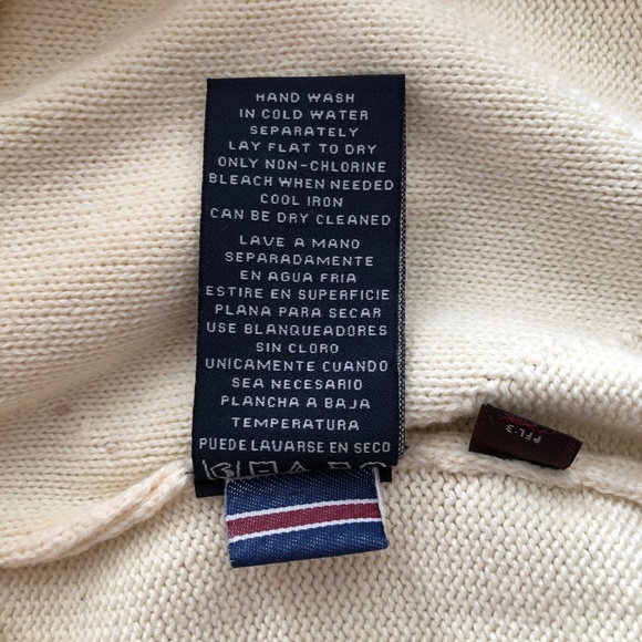 Phat Farm Sweater Pullover Argyle Off-White Ivory - Picture 5 of 6